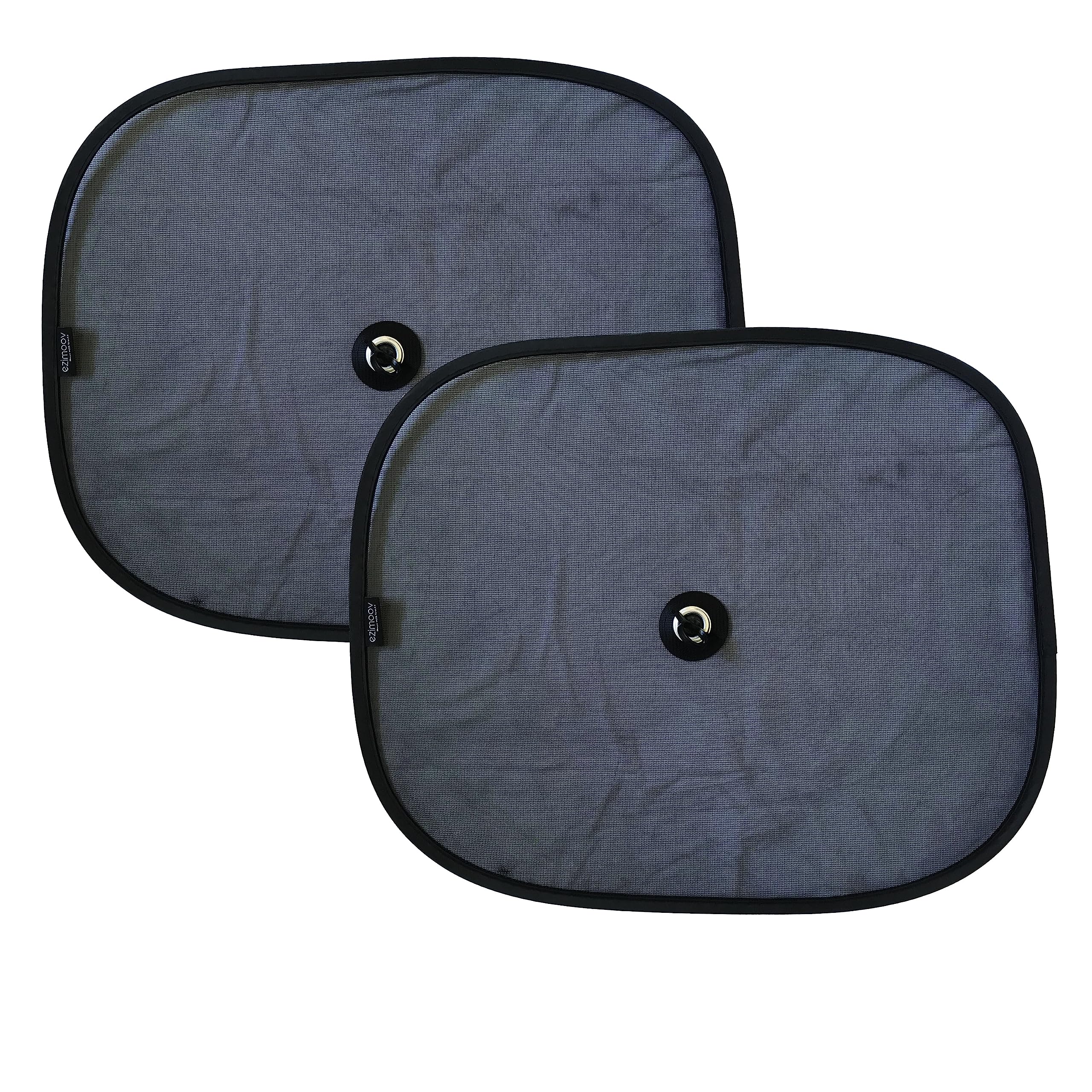 Kids Car Sun Shields - Set of 2 - Easy to Install with Suction Cup - Heat and Sun Protection - Recycled Packaging