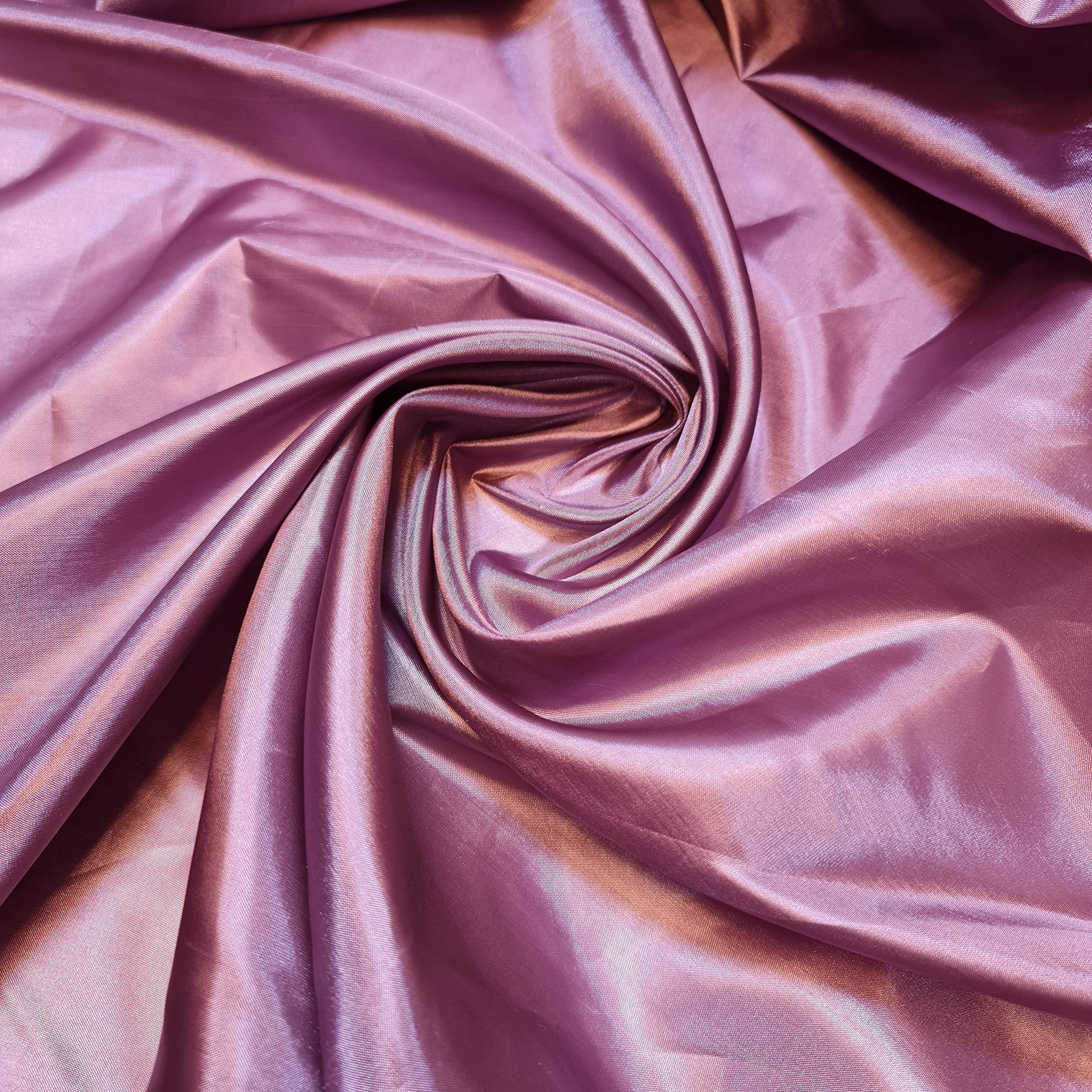 Habotai Dress Skirt Jacket Anti Static Lining Decor Fabric 150cm STH Available in 45 Colours (Mauve, 5 Meter)