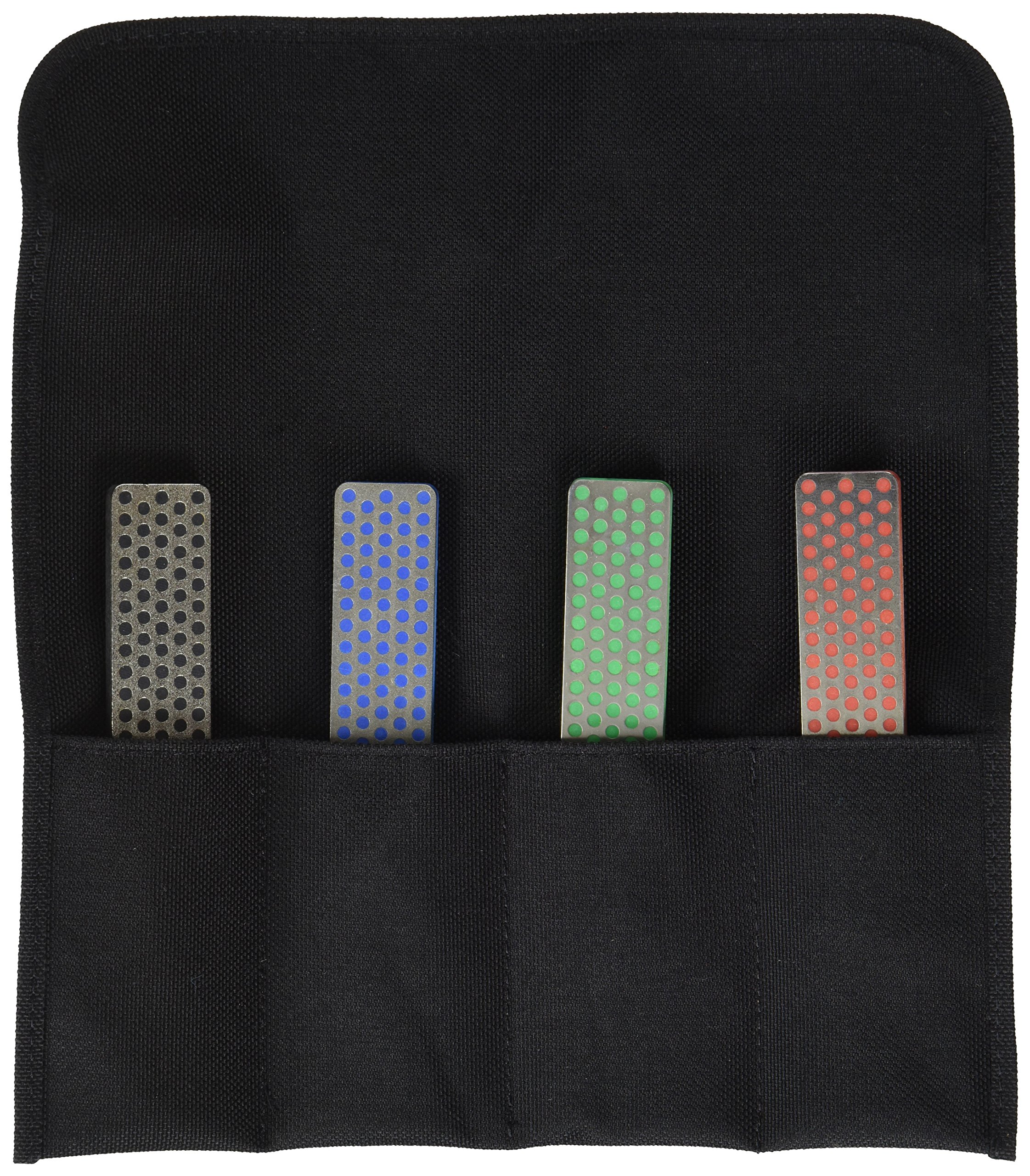 4" Diamond Whetstone Deluxe Kit of 4 Assorted Pocket Model sharpeners
