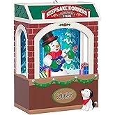 Hallmark Keepsake Christmas Ornament 2025, Rockin' Window Shopping 2025 Musical with Light and Motion, Snowman Collectors Gifts