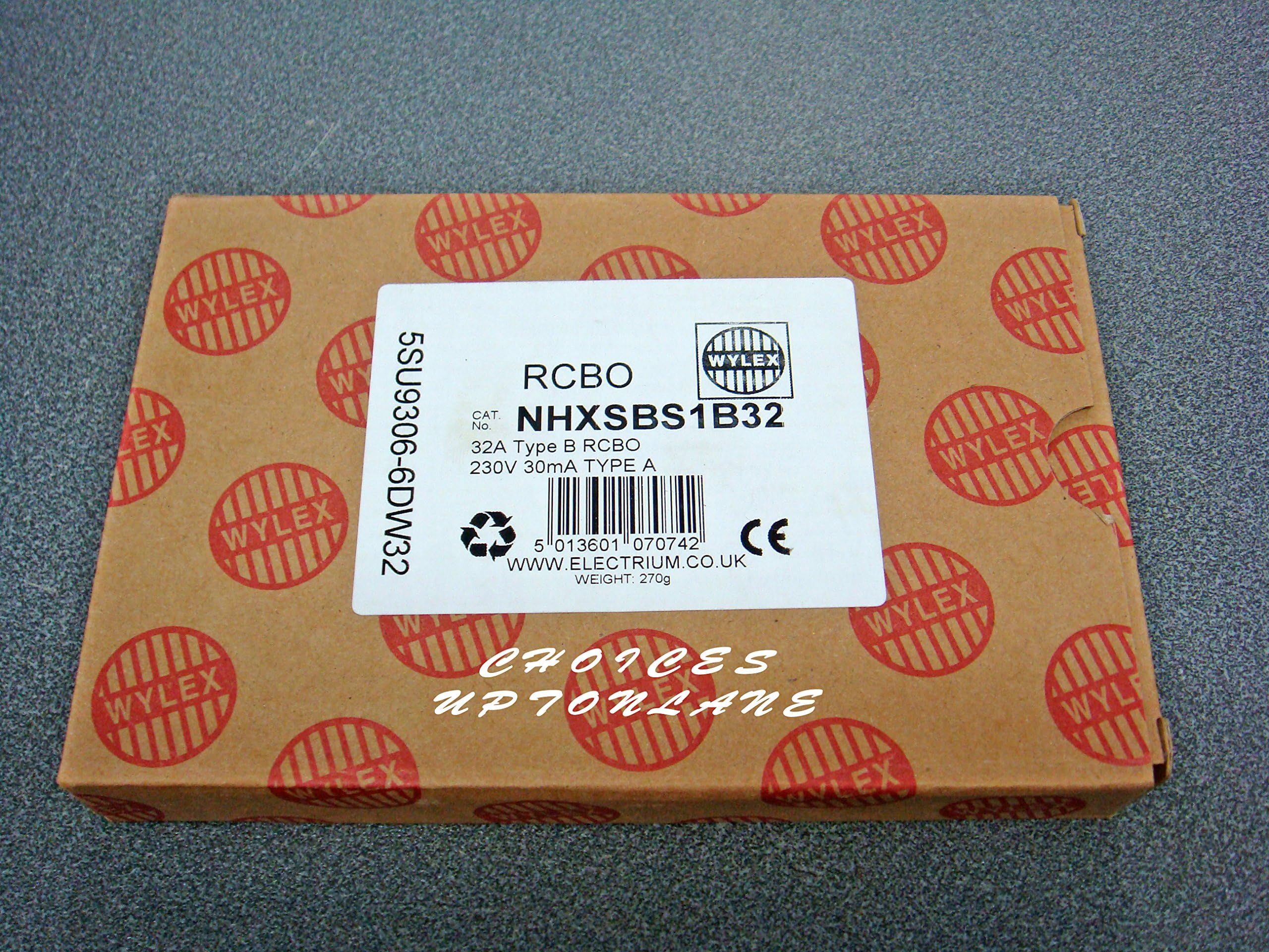 Wylex RCBO 32A 30mA Type B