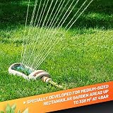 GRÜNTEK Primavera Oscillation Sprinkler 336 m² 21 m x 15 m Coverage view 3