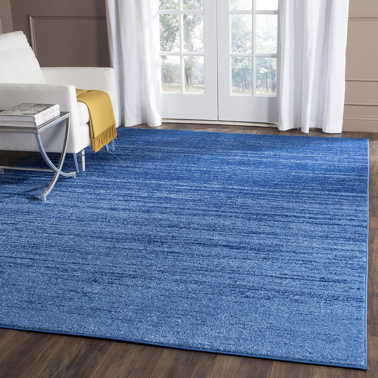 Best light blue living room rug
