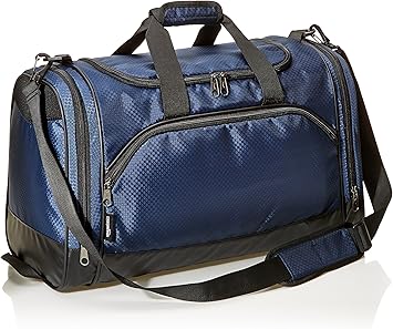 AmazonBasics - Bolsa de deporte, Mediano, Azul marino: Amazon.es ...