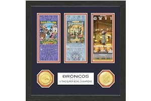 The Highland Mint NFL Baltimore Colts SB Championship Ticket Collection