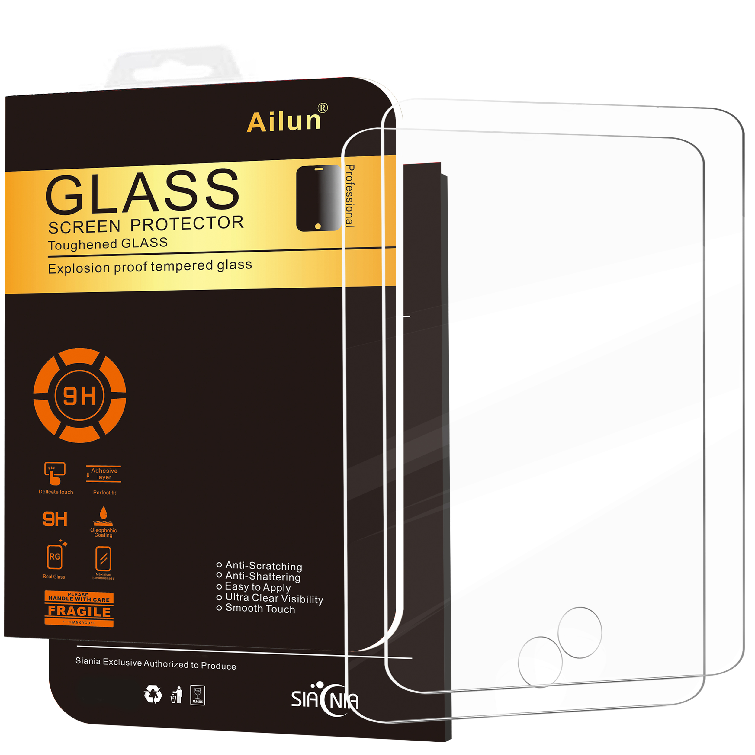 6 Protector+Compatible+Tempered+Anti+Scratch+Friendly+Siania