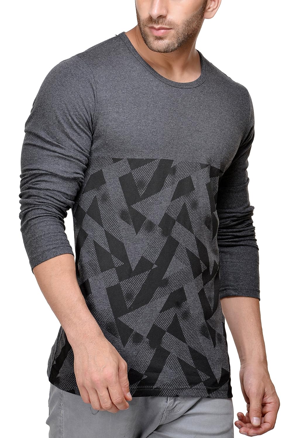 men's cotton t-shirt (grey)