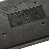 PRO ELEC 14008 1 Meter 8 Gang Extension Lead Power Cable Black New view 3