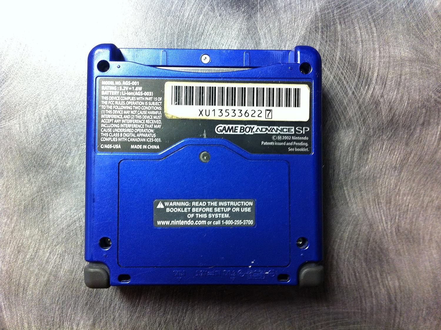 Nintendo Game Boy Advance SP - Cobalt: Artist Not Provided: Video Games