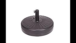 Amazon Com Grand Patio Umbrella Base Eco Friendly Hdpe Fabric Fill With Water 50lbs Umbrella Stand Pole Holder For Garden Lawn Poolside 20 Inch Black Garden Outdoor