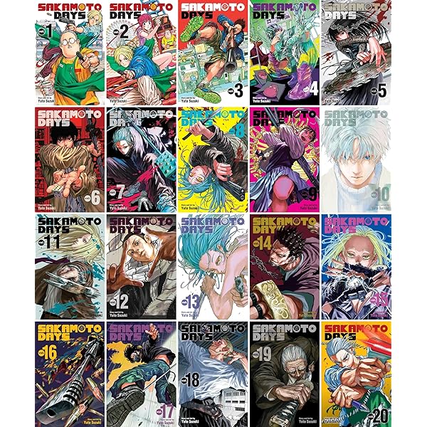 Sakamoto Days Manga 12-book Set Vol.1-12 by Yuto Suzuki: Yuto