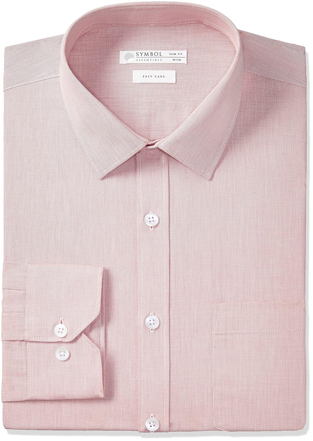 symbol amazon brand men's formal fil a fil regular fit shirt