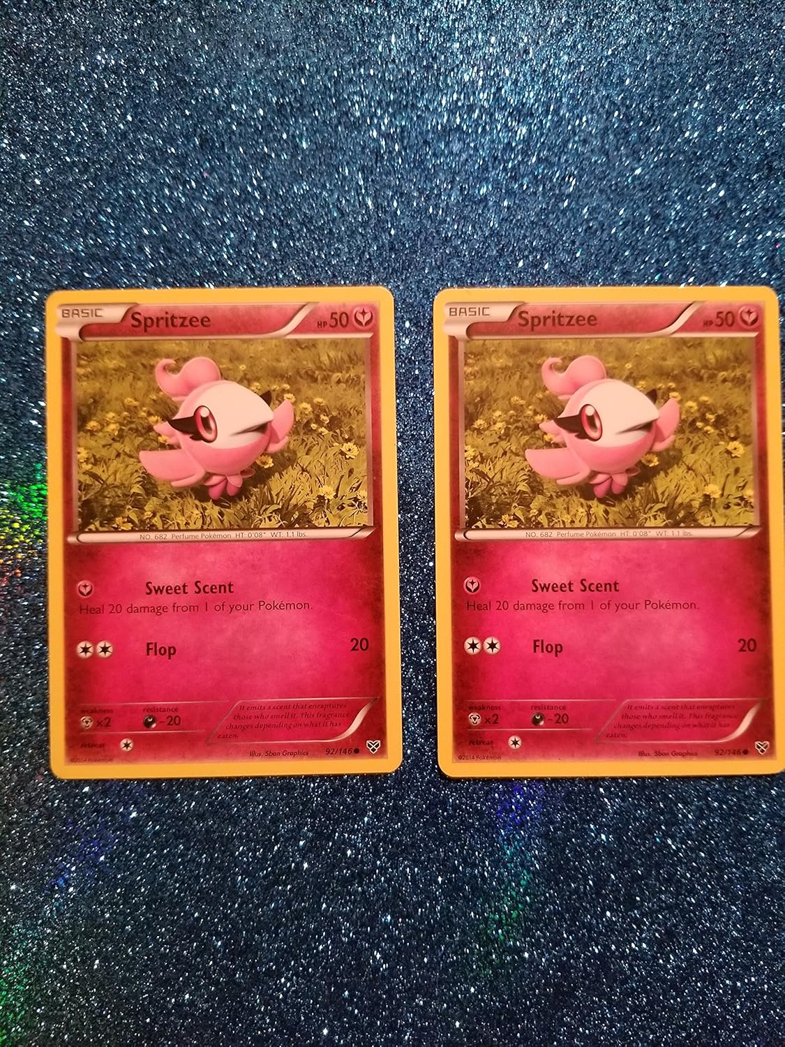 Pokemon® Card Lot_02 Cards_SPRITZEE Pokemon X