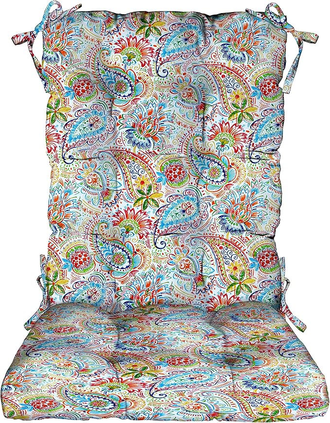 Amazon.com: RSH Décor Indoor Outdoor Tufted Rocker Rocking Chair Pad
