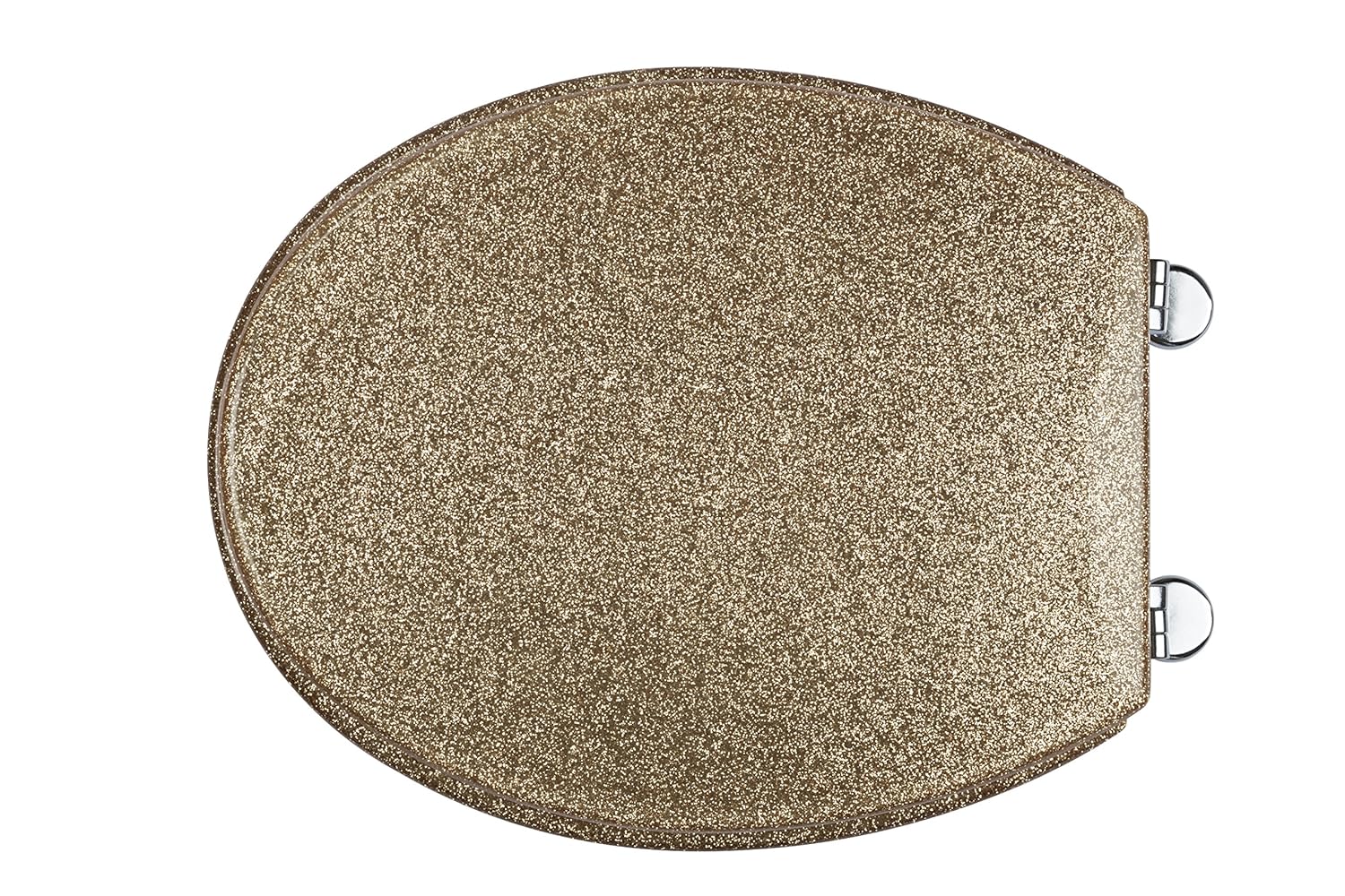 Croydex Gold Glitter Toilet Seat, 47 x 40 x 7 centimeters Amazon.co.uk