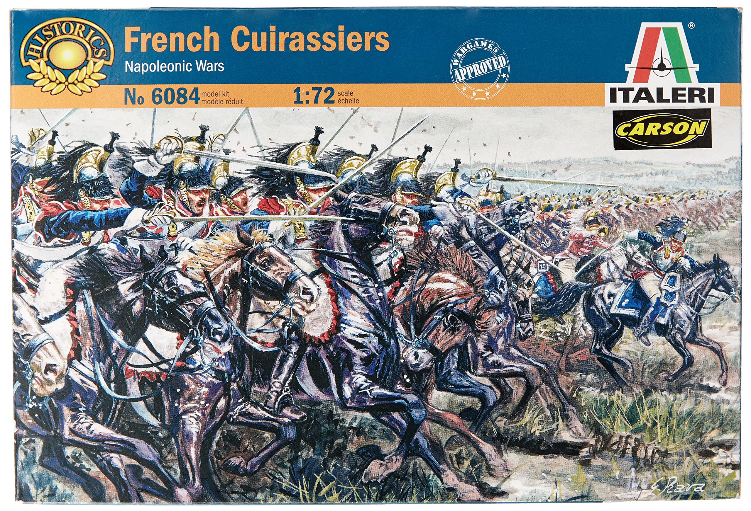 Italeri 510006084 1:72-Scale – Napoleon War French Cuirassier