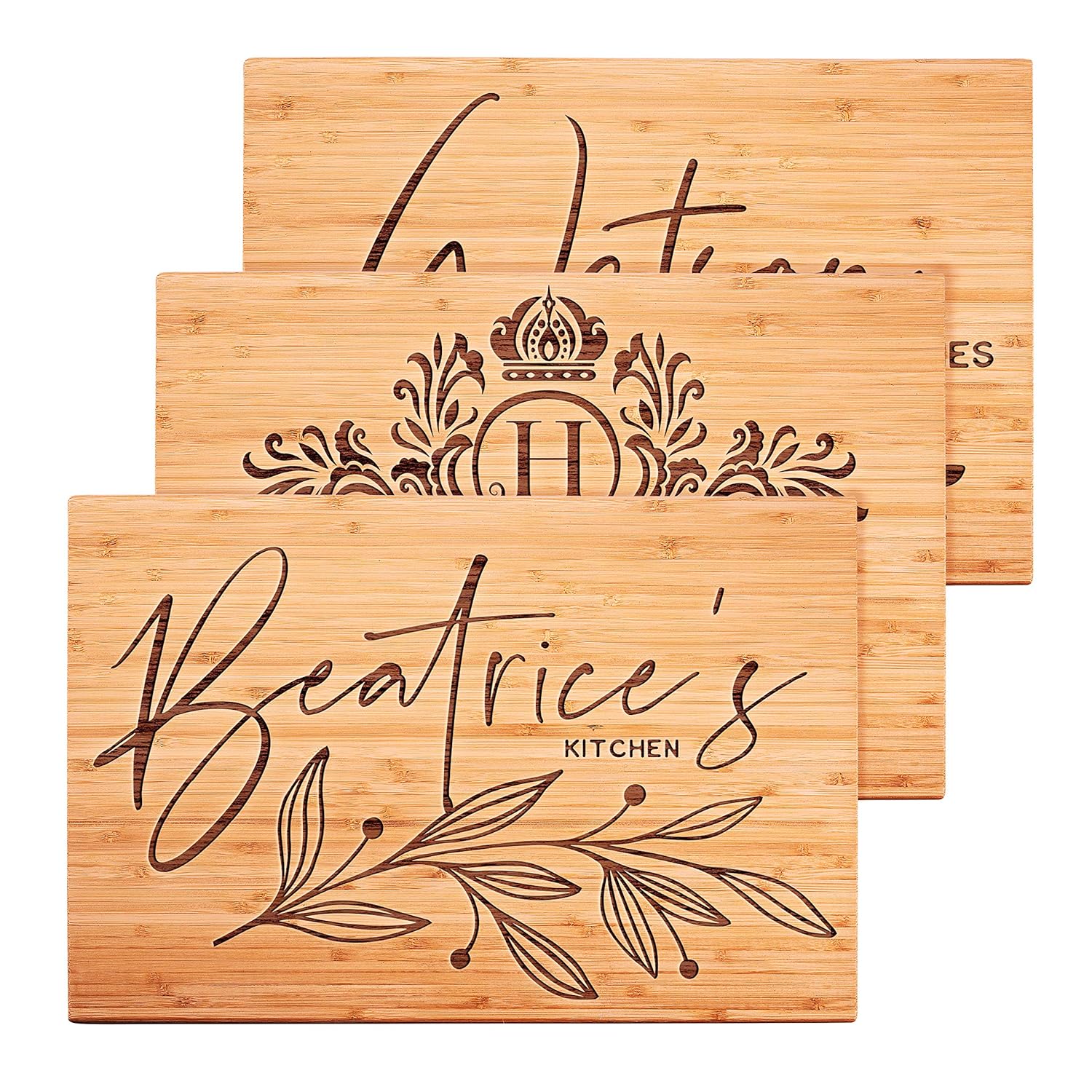Buy Personalized Cutting Board Laser Engraved (DESIGN10) Online at Low