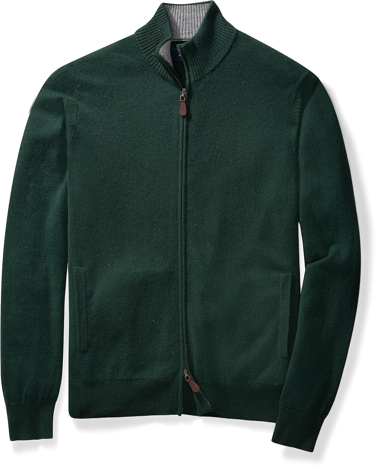 Buttoned Down 100 Cashmere FullZip Sweater PulloverSweaters, Verde, US XXXL (EU 5XL6XL