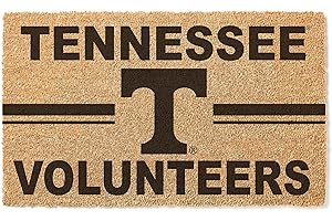 KH Sports Fan Tennessee Volunteers Team Logo Coir Doormat, 18x30 Inches, Volunteers Outdoor Rug; Display Your Team Spirit with This Unique Tennessee Volunteers Doormat
