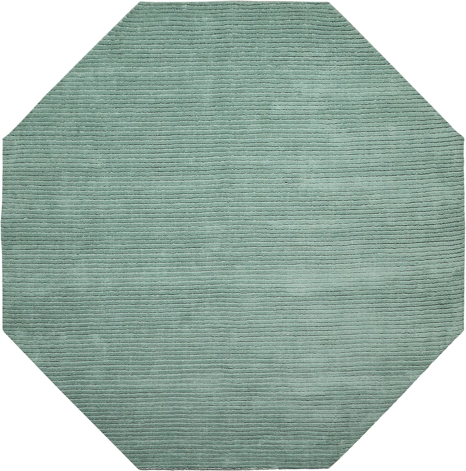 Aqua Pulse (6'x6') Octagon Rug Home & Kitchen