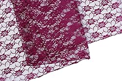 MDS Pack of 40 Yard Bridal Solid Raschel Lace