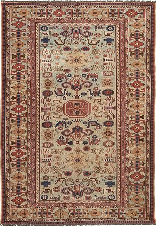 Carpetvista Kelim Russisch Sumakh Teppich 154x230 Orientalischer