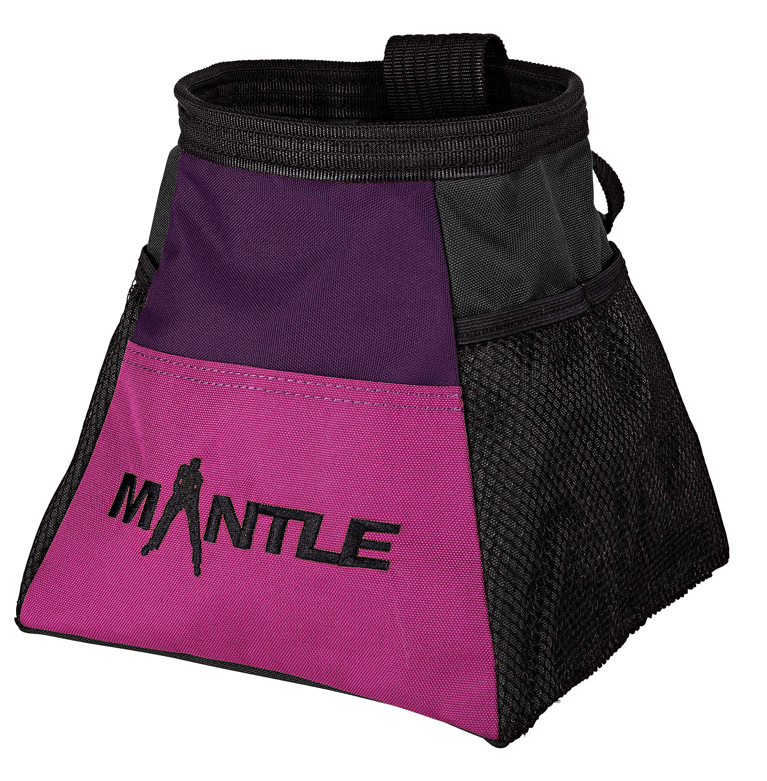 MANTLE climbing equipment Girly Boulder Bag Purple/Pink for Bouldering Climbing Gymnastics