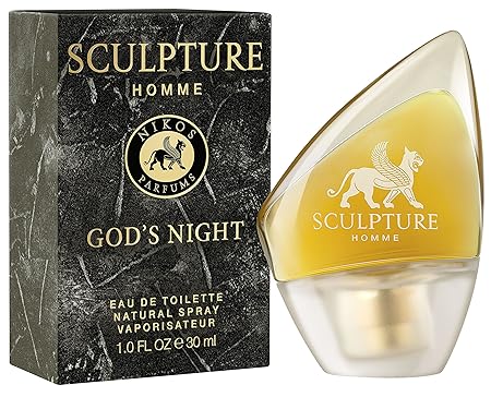 Nikos Sculpture Homme God's Night EDT, 1er Pack (1 x 30 ml)
