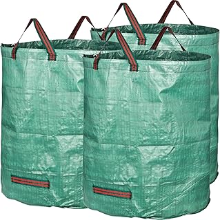 GardenMate® 3x Gartensack 272l aus robustem Polypropylen-Gewebe (PP) 150gsm