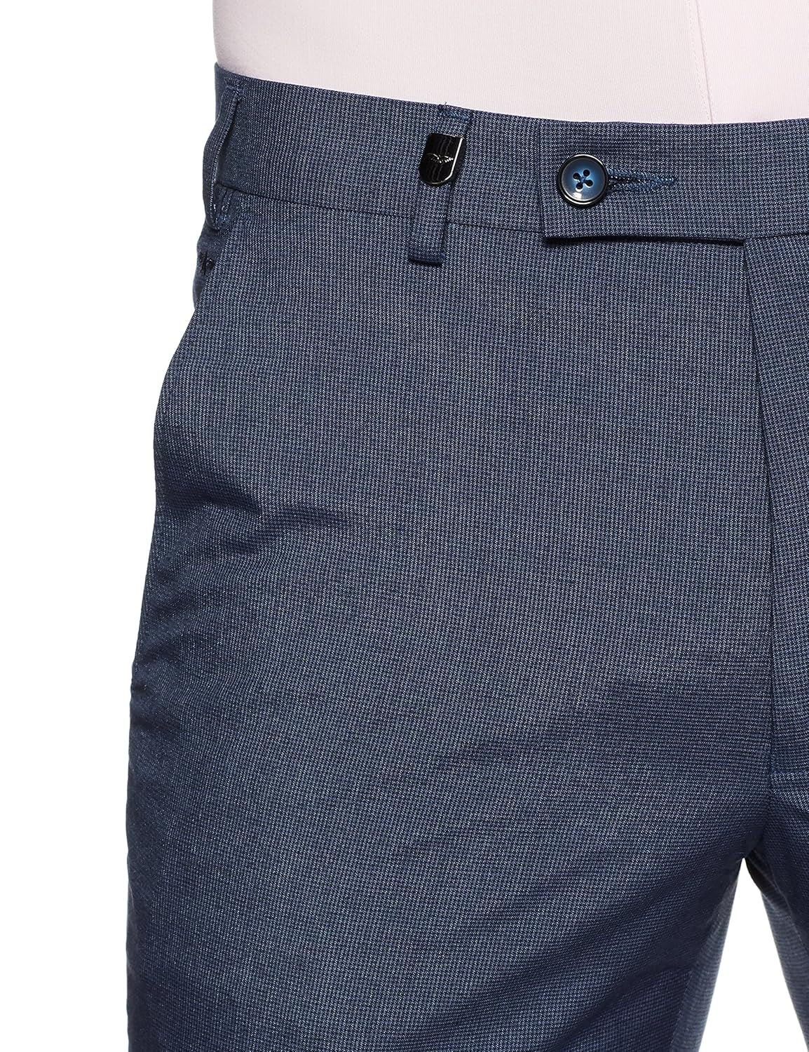 park avenue men's skinny slim fit formal trousers