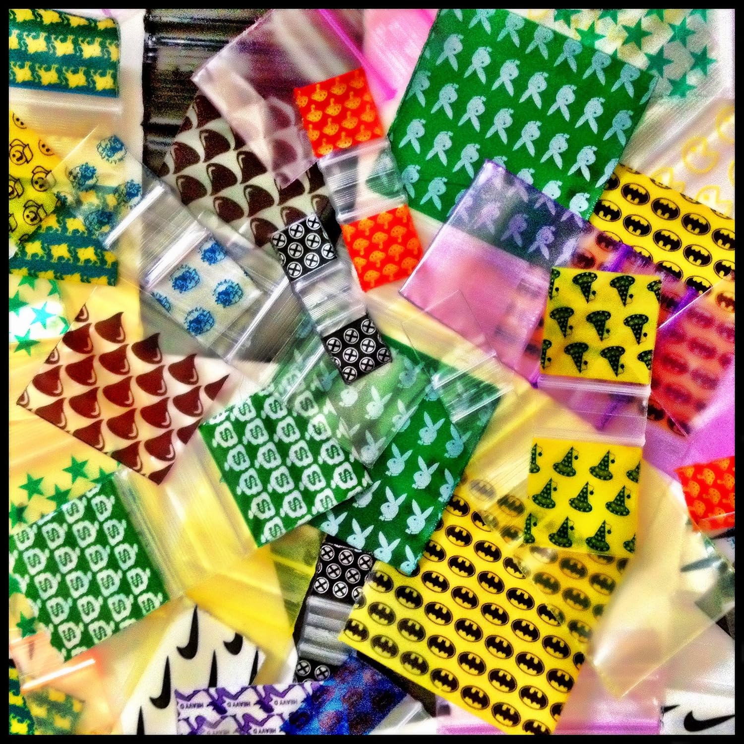 custom mini ziplock bags