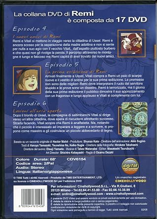 Amazoncom Remi 02 Dvd Italian Import Animazione Osamu