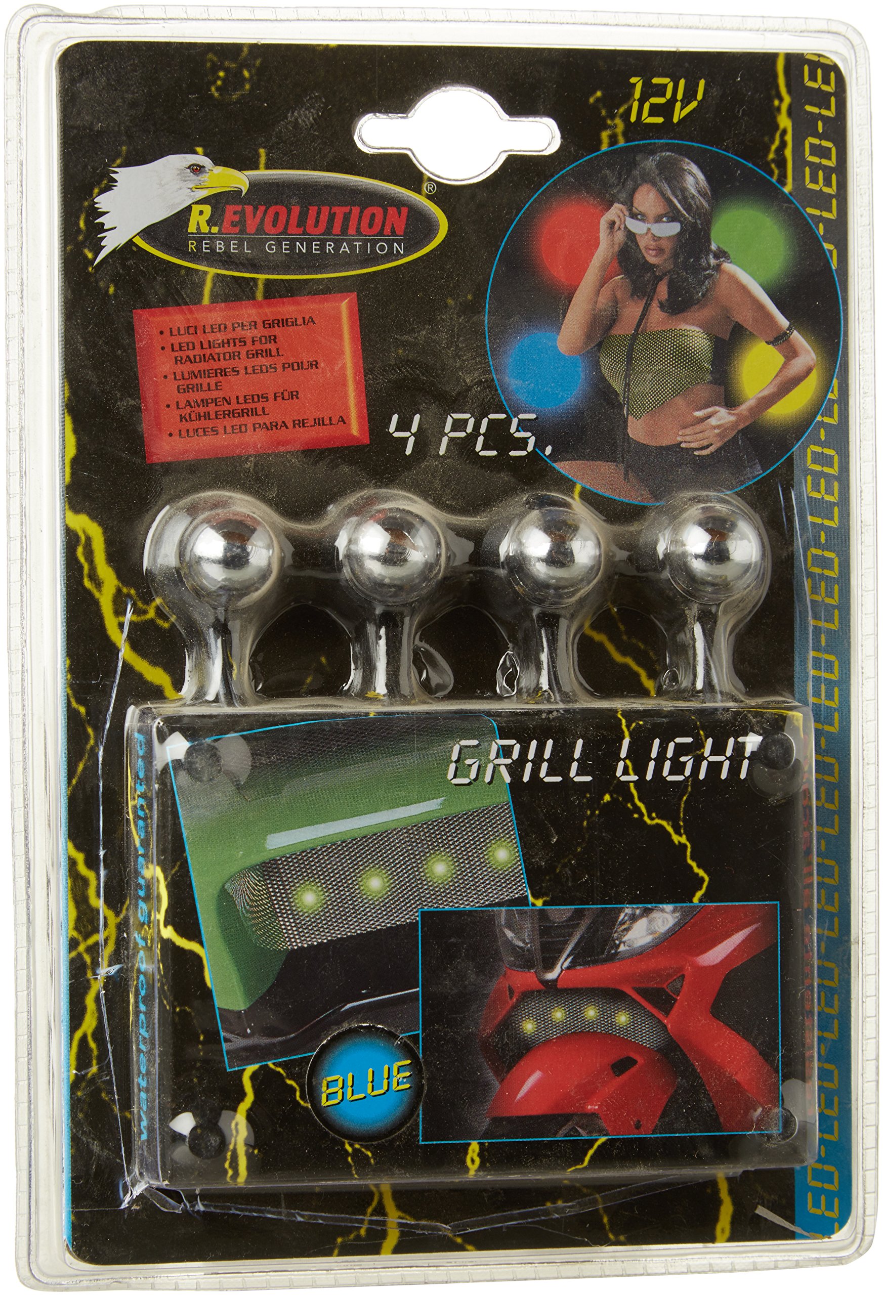 Bottari SpA 17820 LED Lights - Blue, 4 Pieces