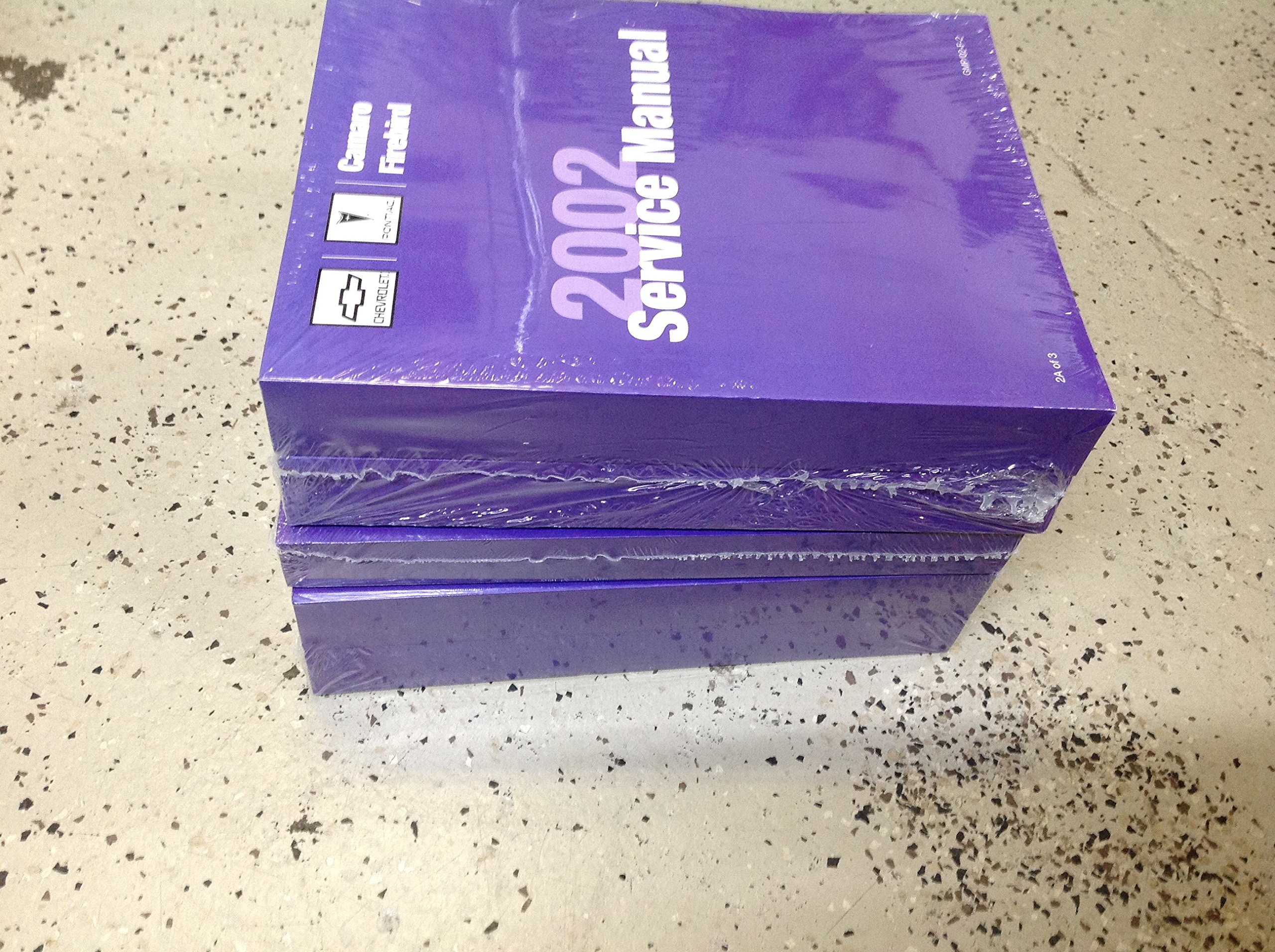 2002 Chevy CAMARO PONTIAC FIREBIRD Service Shop Repair Workshop Manual Set  GM NEW FACTORY Paperback – 2002