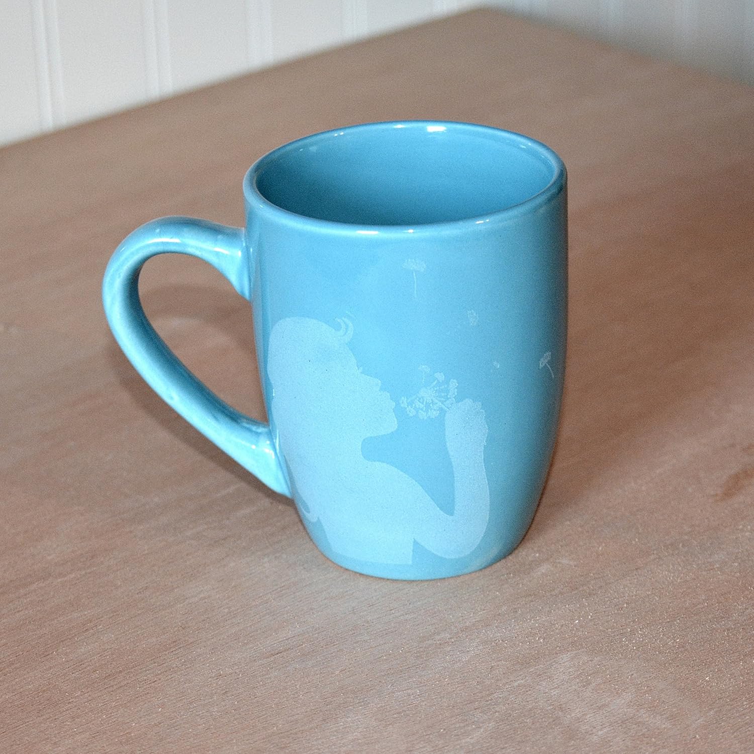 Laser Etched Personalized Ceramic Mugs Handmade