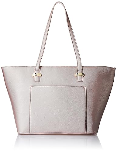 Caprese Womens Tote Bag (Metallic Blush)