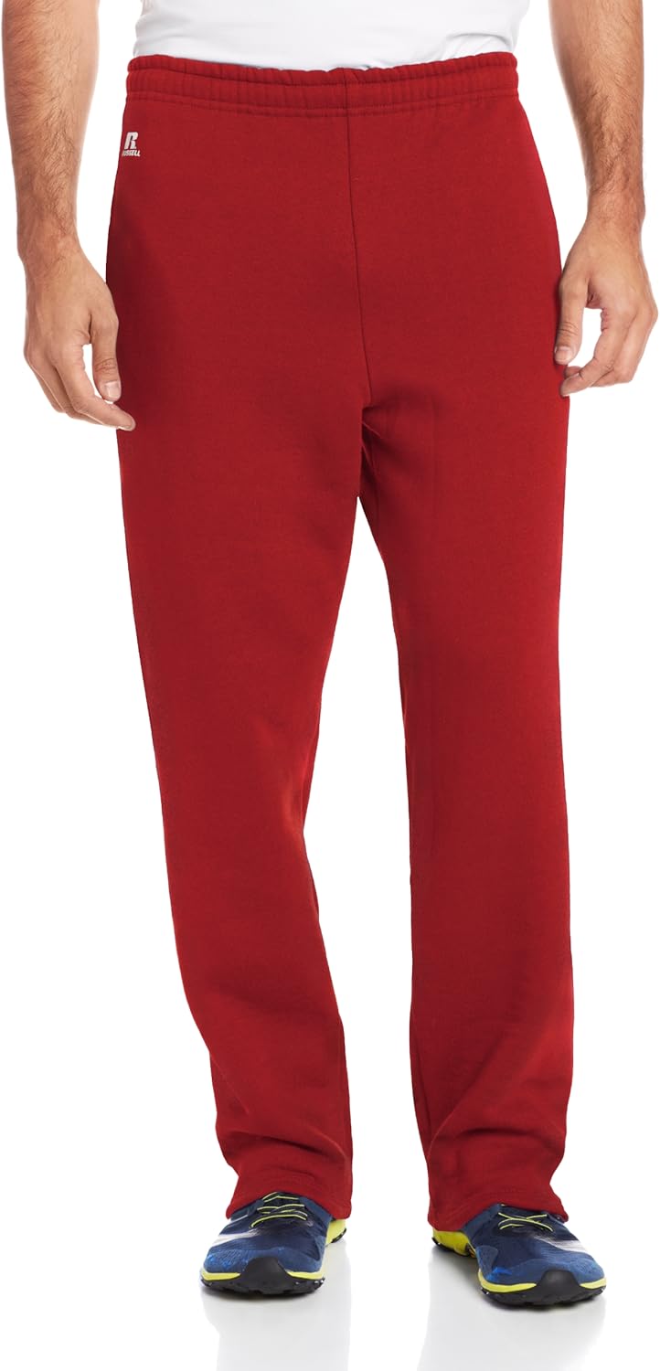 Russell Athletic Men's Dri-Power Open Bottom Sweatpants with Pockets at  Men’s Clothing store