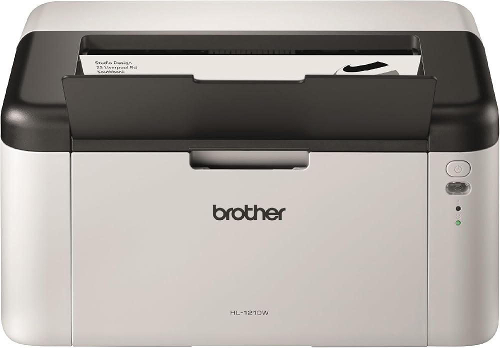 Brother HL-1210W Mono Laser Printer Wireless USB 2.0 Compact White UK