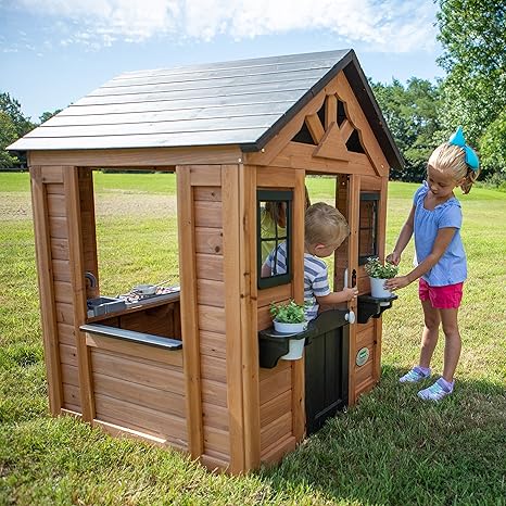 timberlake cedar wooden playhouse