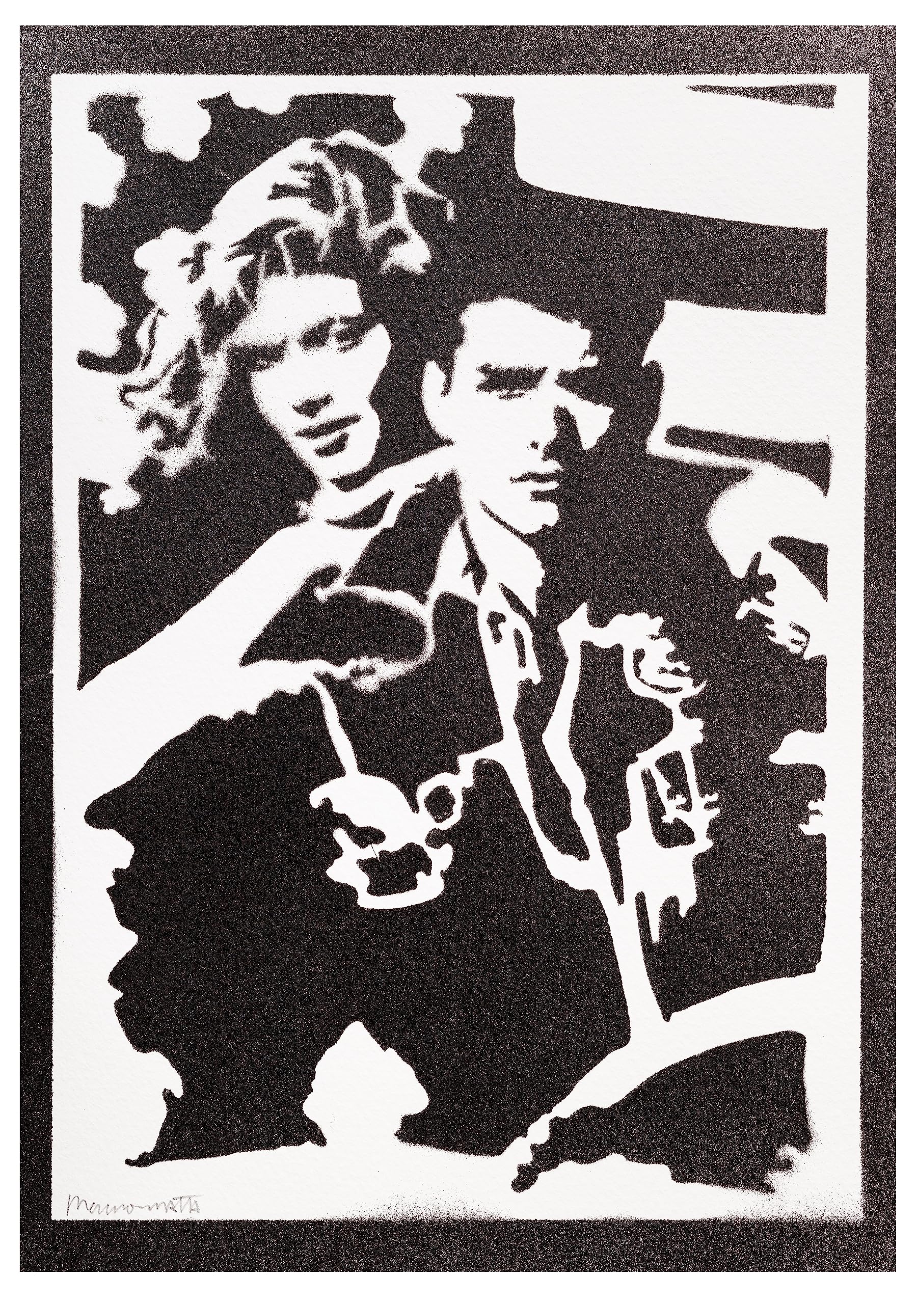 moreno-mata Real Handmade Graffiti Top G... Films Poster Tom Cru... Room Decor Home Wall Art Decoration Bedroom Gifts for Men and Women