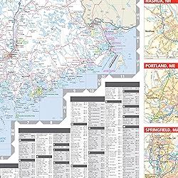 Rand McNally Easy to Read: New England Regional