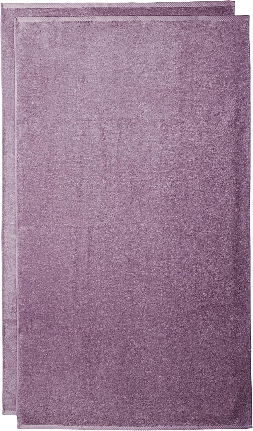 Basics Quick-Dry, Luxurious, Soft, 100% Cotton Towels, Lavender - Set of 2 Bath Towels: Home & Kitchen