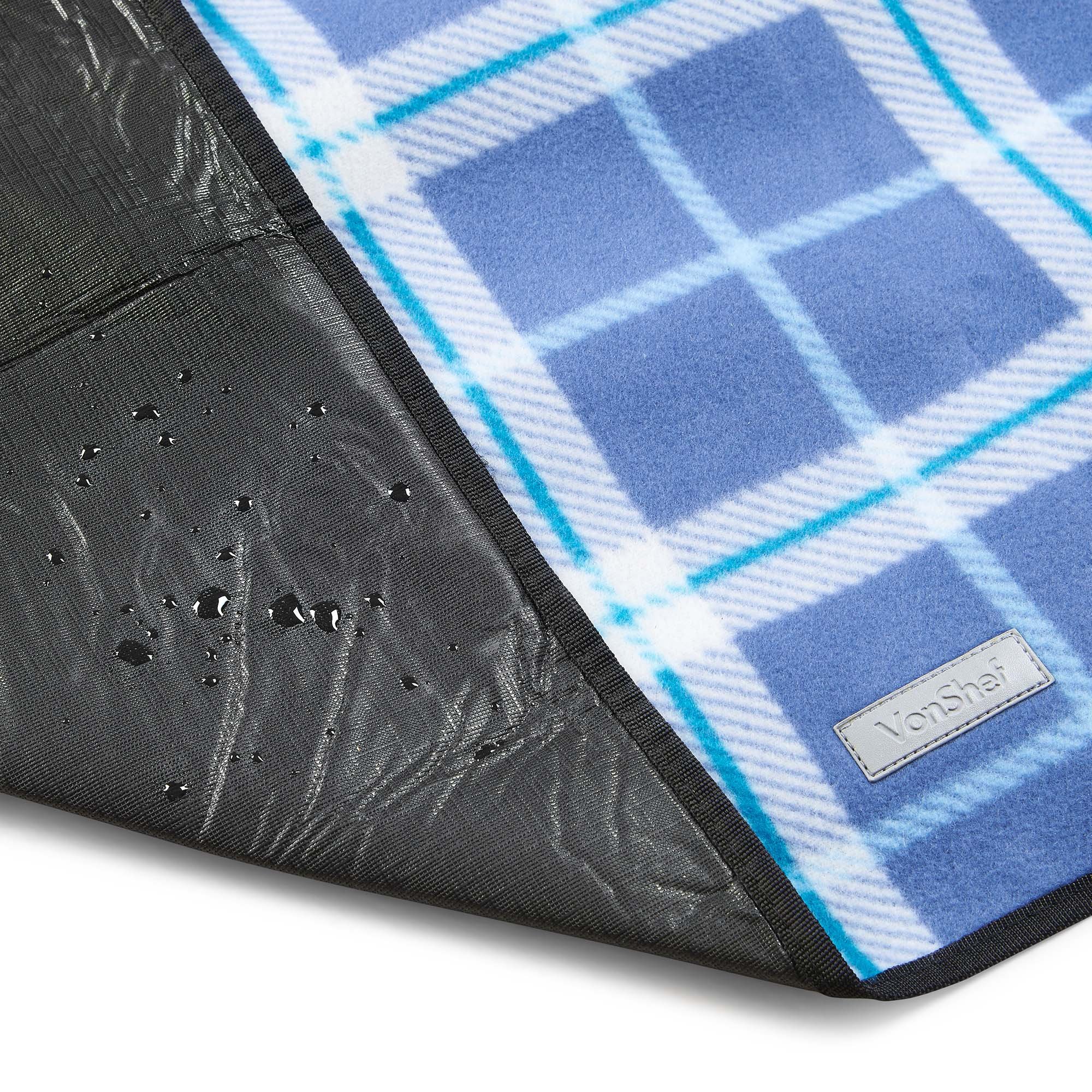 Galleon VonShef Picnic Blanket Large 58" X 71" Soft Waterproof