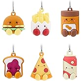 Hallmark Better Together Food Mini Christmas Ornaments, Shatterproof, Set of 6, Food Gifts