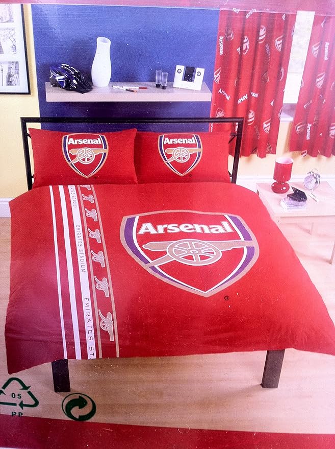 Arsenal Double Duvet Cover Set Arsenal Football Bedding Double Bed