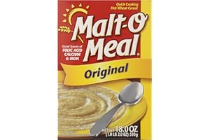 Malt-O-Meal Original Hot Wheat Cereal, 18 Ounce