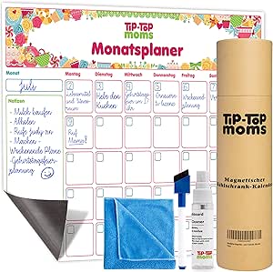 kühlschrank-kalender – beschreibbarer Familienplaner für die Küche