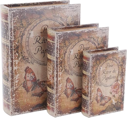 Caja de cuero libro grande: Amazon.es: Juguetes y juegos