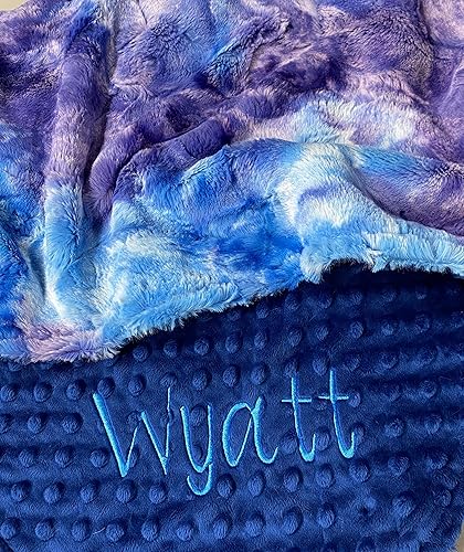 tie dye baby blanket