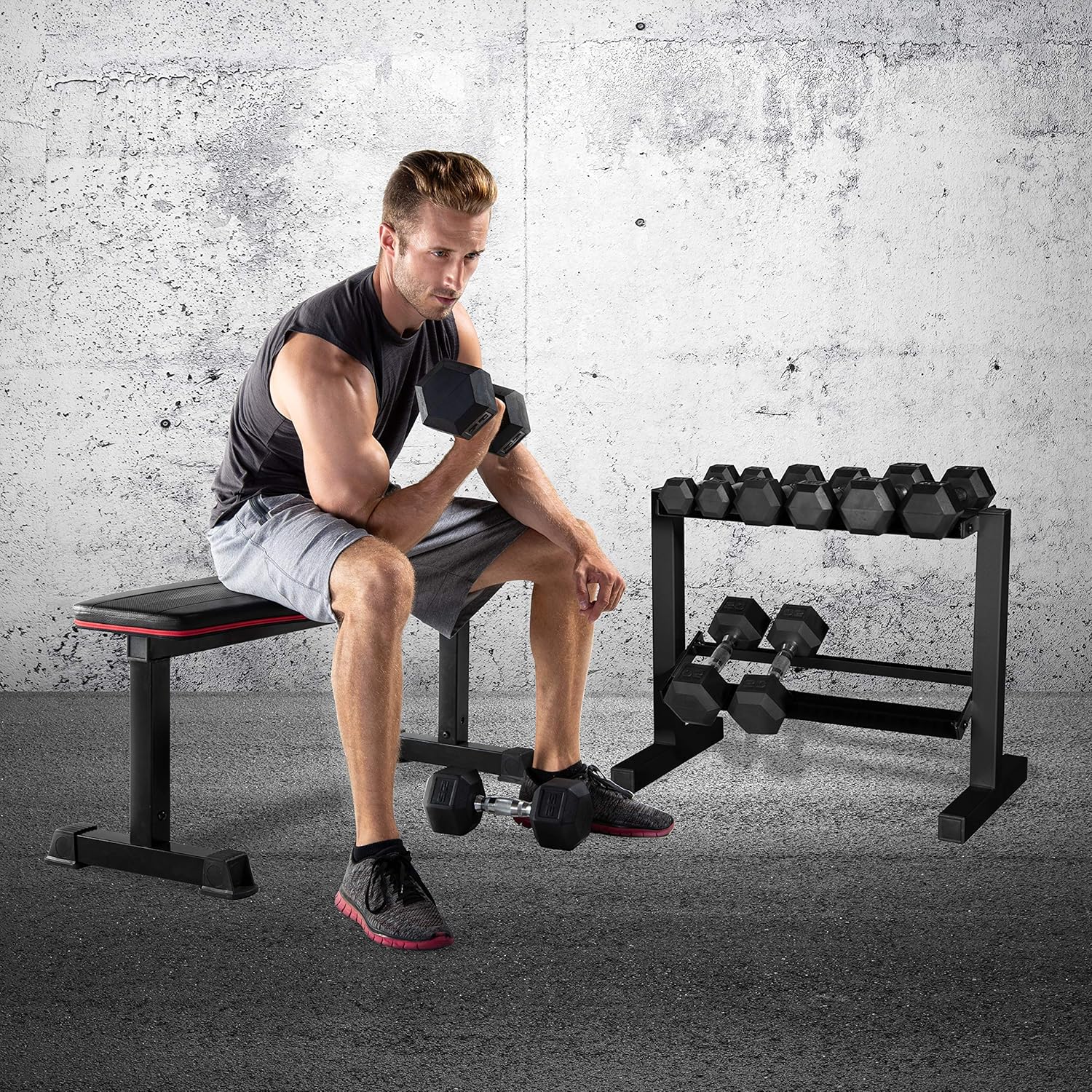 CAP Barbell black 24" Dumbbell Storage Rack : Sports & Outdoors